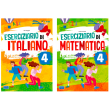 Eserciziario di Ita 4 + Mat 4 Pack