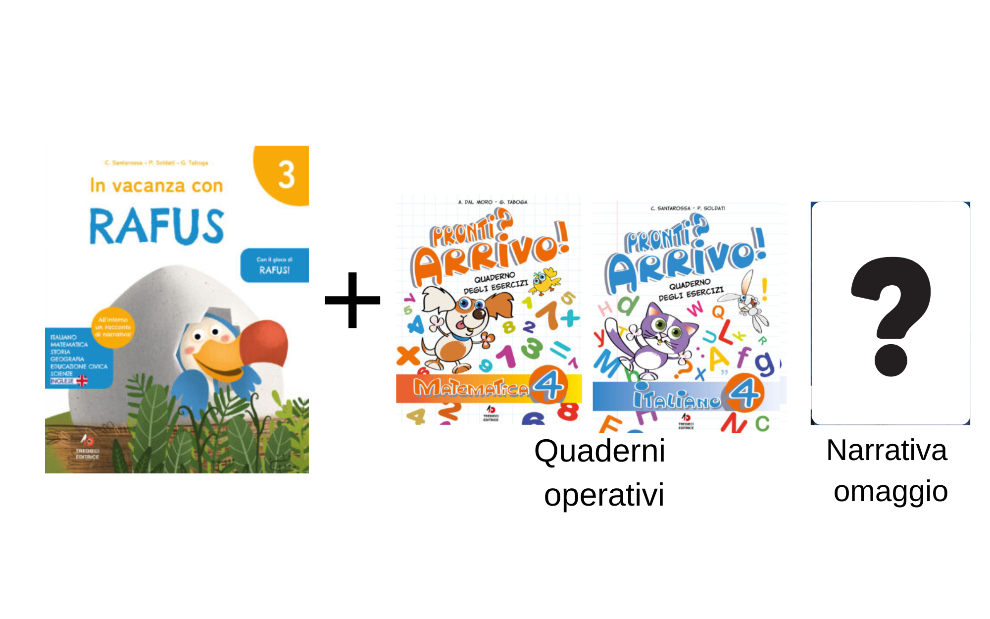 In vacanza con Rafus 3 Pack